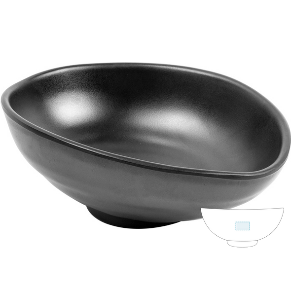 Bowls Black Melamine